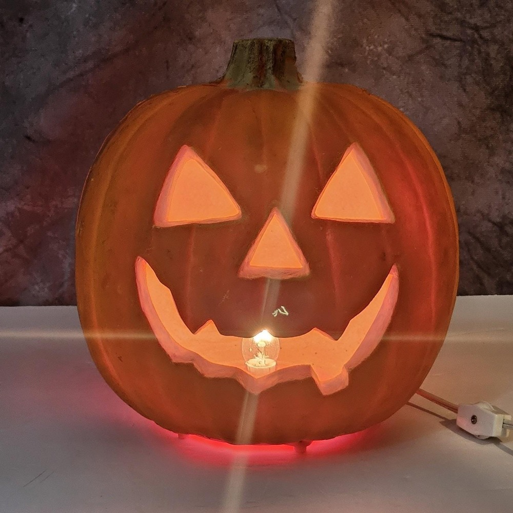 Vintage Pumklin Halloween Trendmasters 1993 Lights‎ Up